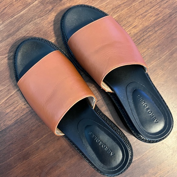 Aerosoles | Lucas Lug Platform Slide Sandals - Picture 5 of 7